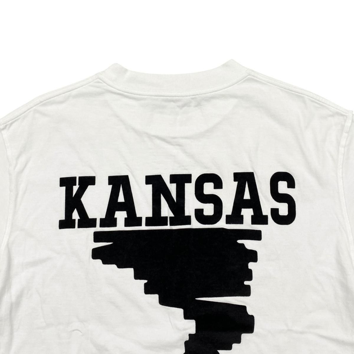 Louis Vuitton Short Sleeve T-Shirt Kansas Wind Print Lvo Xxs Cotton Logo White — view 5
