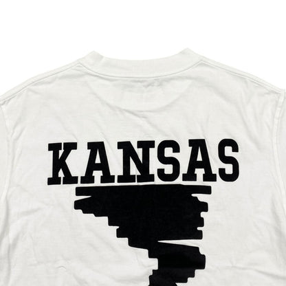 Louis Vuitton Short Sleeve T-Shirt Kansas Wind Print Lvo Xxs Cotton Logo White — view 5