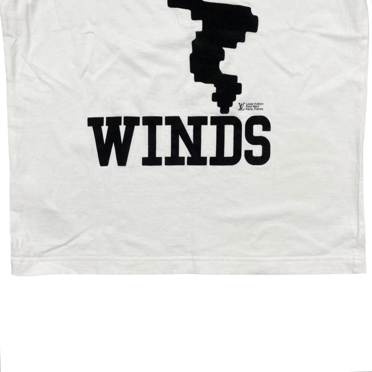Louis Vuitton Short Sleeve T-Shirt Kansas Wind Print Lvo Xxs Cotton Logo White — view 6