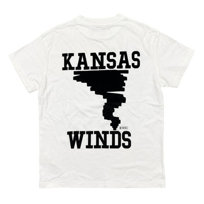 Louis Vuitton Short Sleeve T-Shirt Kansas Wind Print Lvo Xxs Cotton Logo White — view 2