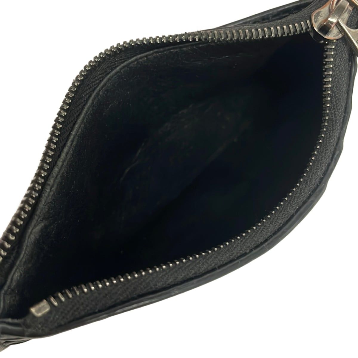 Bottega Veneta Coin Case Intrecciato Black Card Leather — view 3