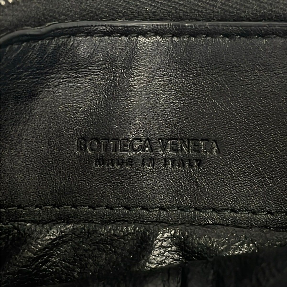 Bottega Veneta Coin Case Intrecciato Black Card Leather — view 4