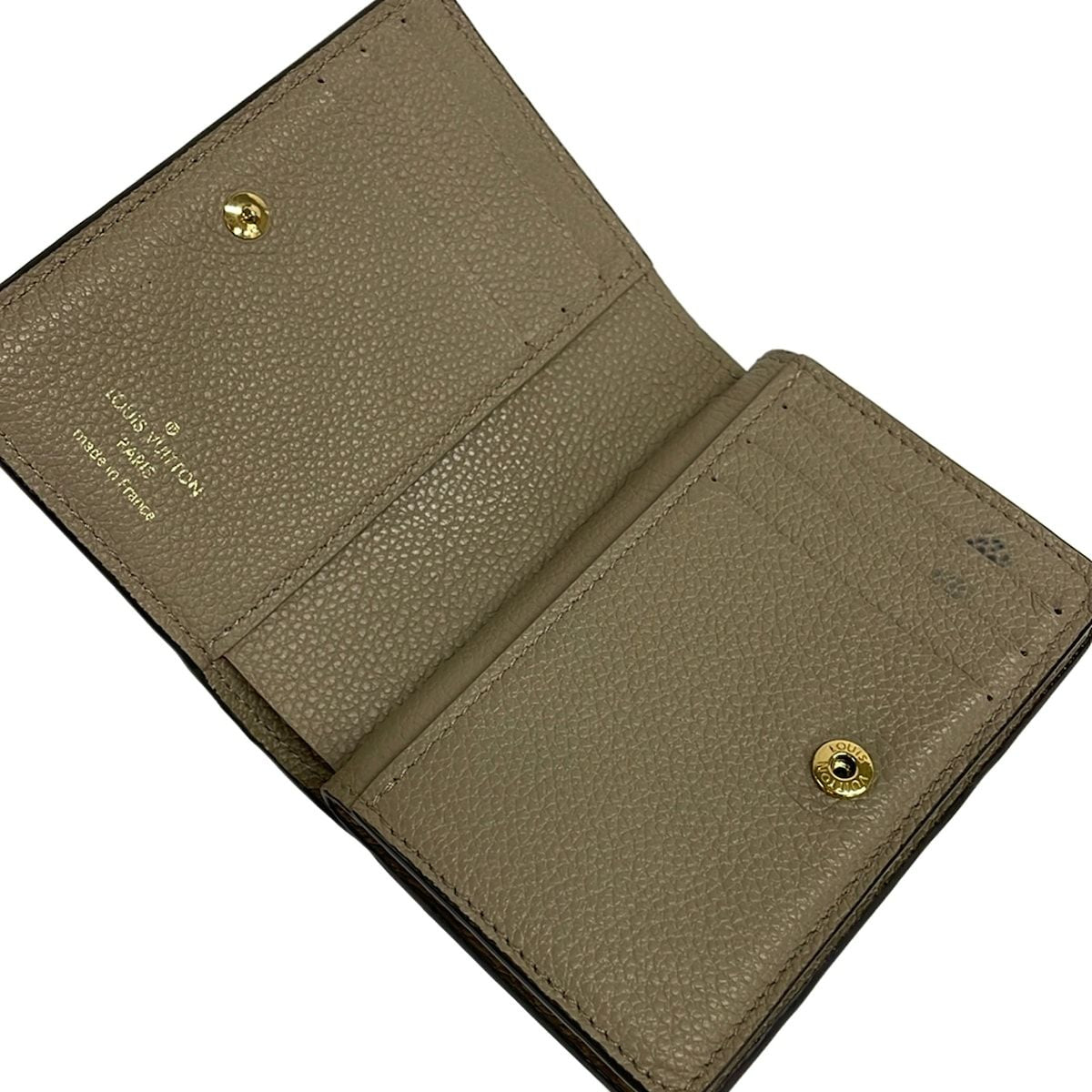 Louis Vuitton Bifold Wallet Monogram Empreinte Portefeuille Clair Tourterelle — view 3