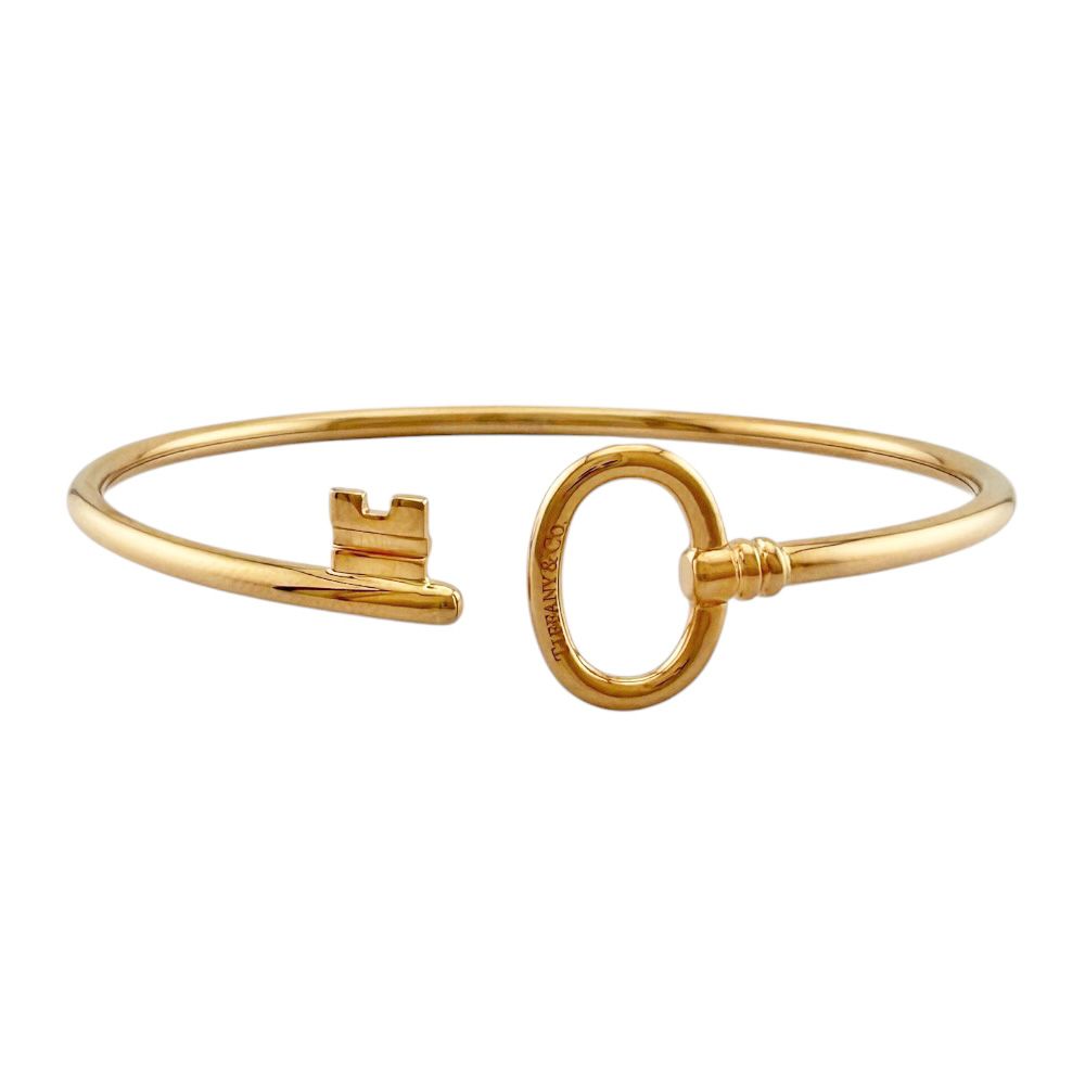 Tiffany & Co Ovalki Bangle 18k Gold Bracelet