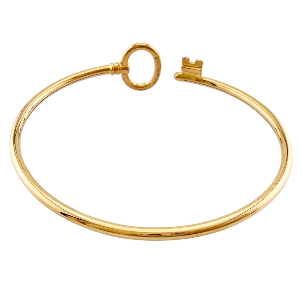 Tiffany & Co Ovalki Bangle 18k Gold Bracelet — view 4