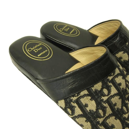 Dior Sandals le Monsieur Trotter Pattern Canvas Contrast Leather — view 4