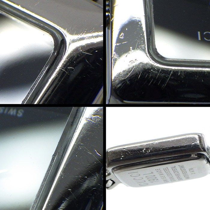 Gucci Watch Bangle Square Black Dial SS — view 5