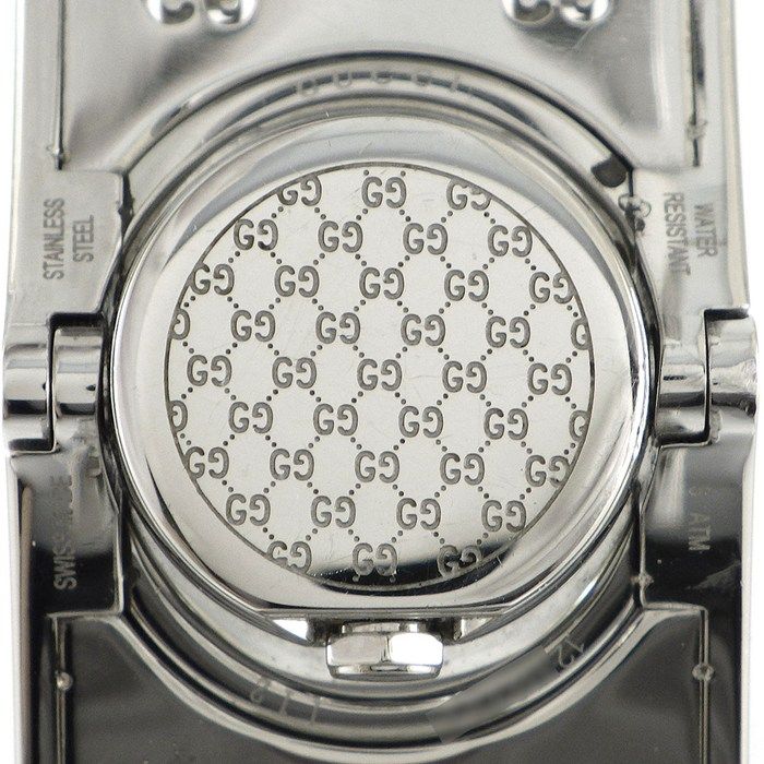 Gucci Watch Bangle Towa 112 GG Pink Maza Ofpearl Dial SS — view 4