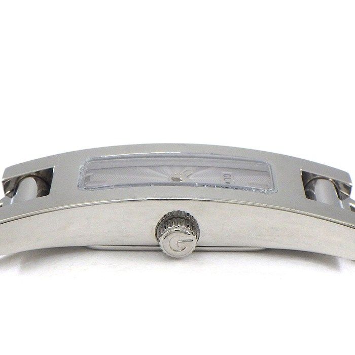 Gucci Watch Bangle Rectangular Silver Gyo Chez Dial SS — view 2