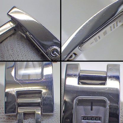 Gucci Watch Bangle Rectangular Silver Gyo Chez Dial SS — view 6