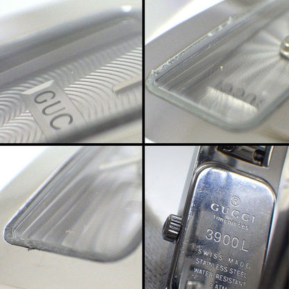Gucci Watch Bangle Rectangular Silver Gyo Chez Dial SS — view 5