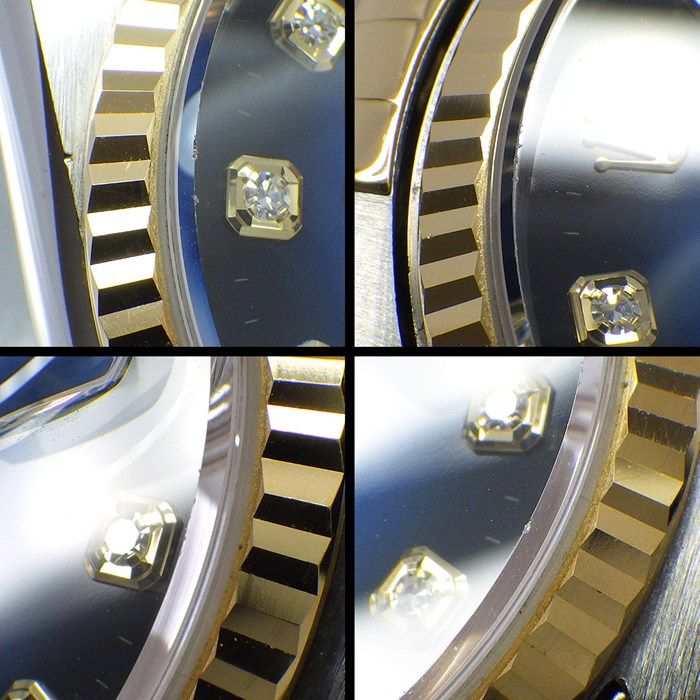 Rolex Watch Datejust Number 1994 10 Points Diamond Index Blue Gradient Dial — view 6