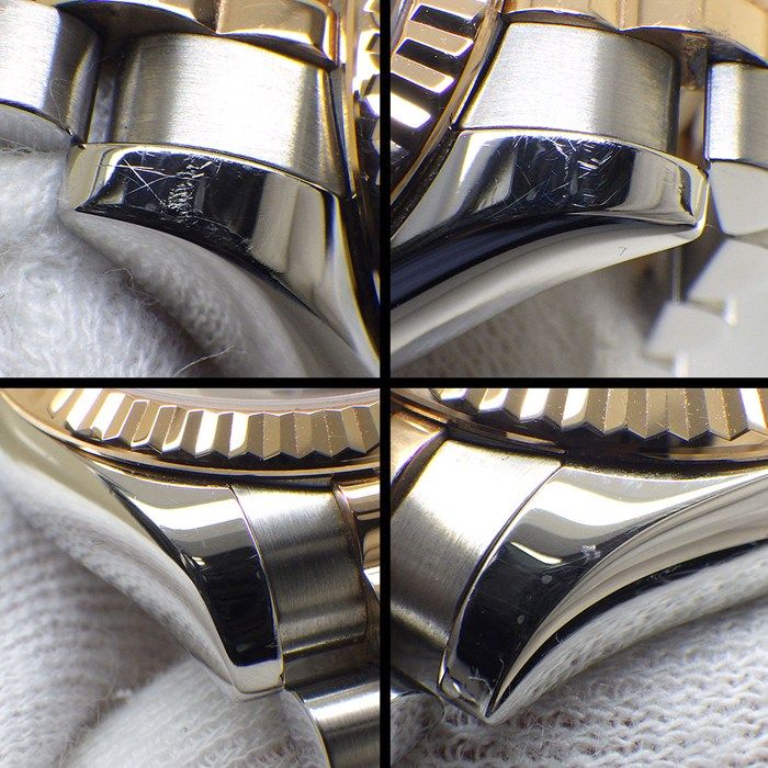 Rolex Watch Datejust M Number 2007 Roulett 10 Points Diamond Index Black — view 6