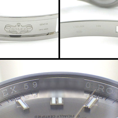 Rolex Watch Oyster Perpetual Roulett Sunray Calf Dial SS Automatic Winding — view 5
