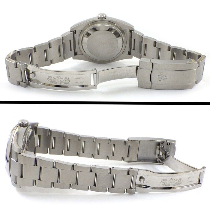 Rolex Watch Oyster Perpetual Roulett Sunray Calf Dial SS Automatic Winding — view 3