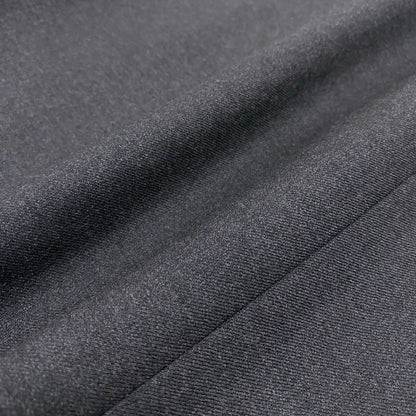 Gucci Vintage Wrap Skirt GG Gold Button 42 Dark Gray Wool — view 8