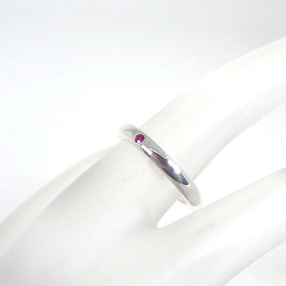 Tiffany & Co 925 Ruby Stacking Band Ring — view 5
