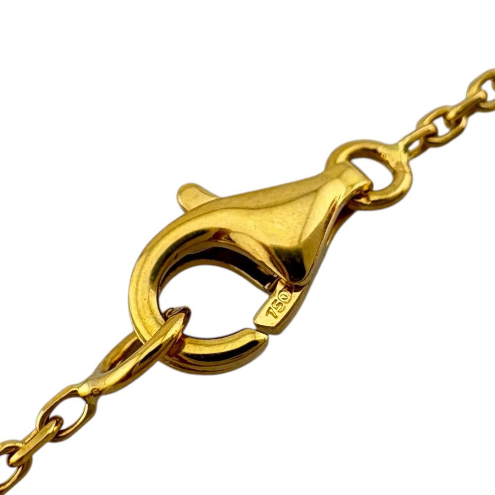 Van Cleef & Arpels Vintage Unhambra Necklace 18k Gold Onyx — view 7