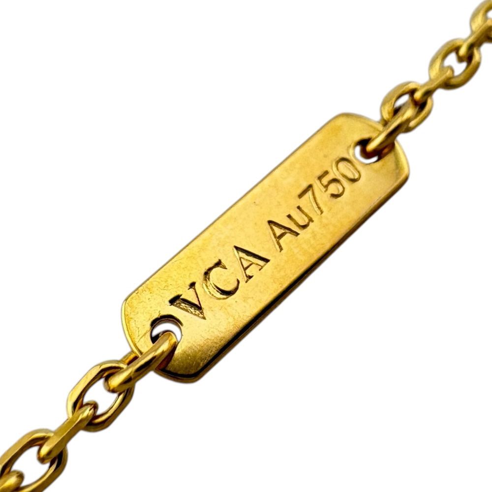 Van Cleef & Arpels Vintage Unhambra Necklace 18k Gold Onyx — view 5