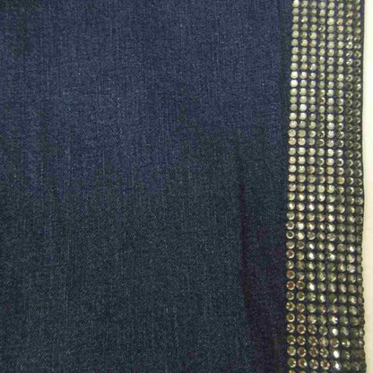 Dolce & Gabbana D&G Tag Denim Pants Jeans Flare Zip Fly Rhinestone Y2k 26 — view 4