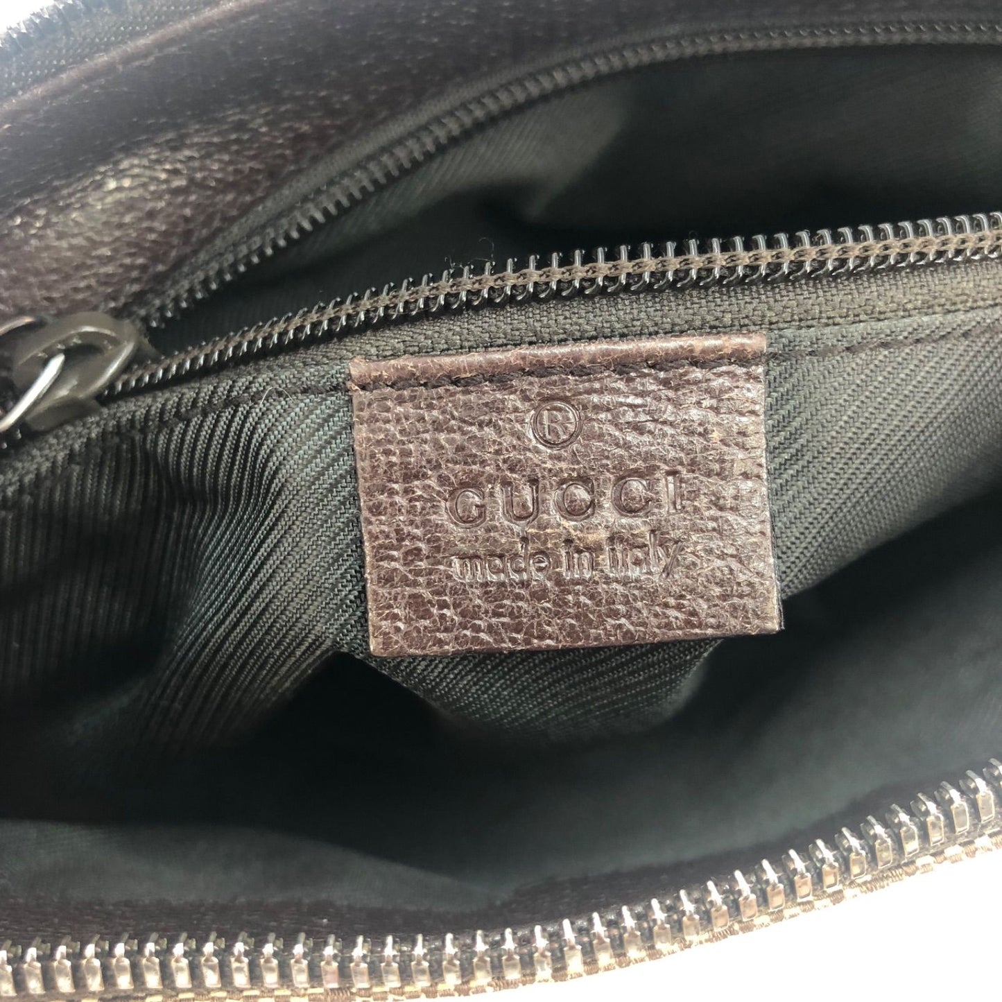Gucci Shoulder Bag GG Canvas Brown Crossbody Pochette — view 7