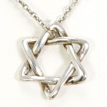 Tiffany & Co Star of David 925 Sterling Silver Necklace 41 cm — view 3