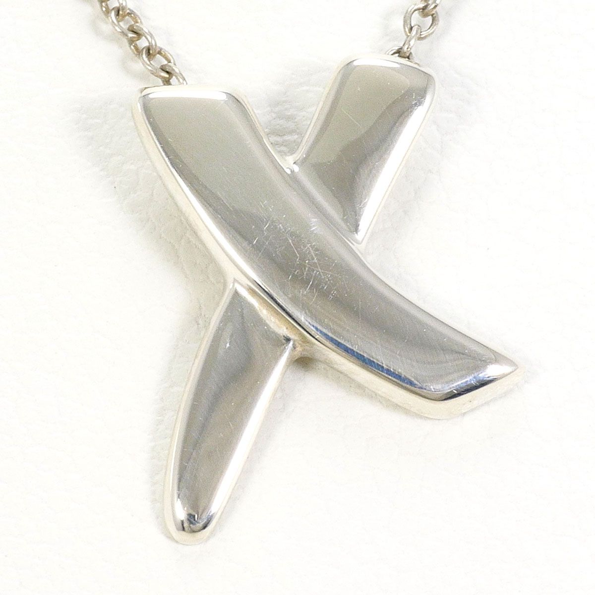 Tiffany & Co Kiss 925 Sterling Silver Necklace 41 cm