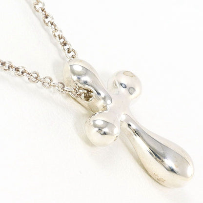Tiffany & Co Small Cross 925 Sterling Silver Necklace 41 cm — view 2