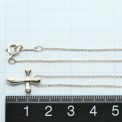 Tiffany & Co Small Cross 925 Sterling Silver Necklace 41 cm — view 5