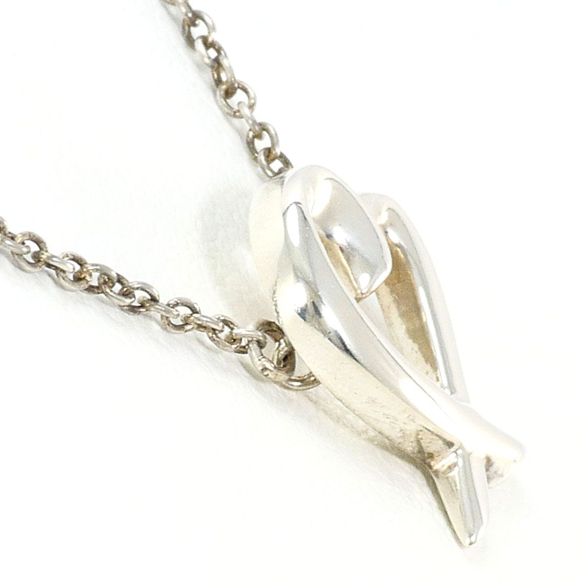 Tiffany & Co Loving Heart 925 Sterling Silver Necklace 41 cm — view 2