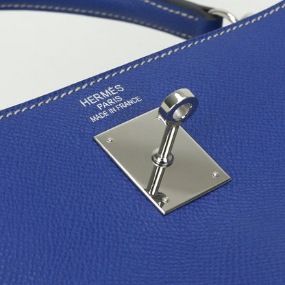 Hermes Kelly 35 Candy Tote Shoulder Bag Epsom Blue Electric Blueelectric Izmir — view 8
