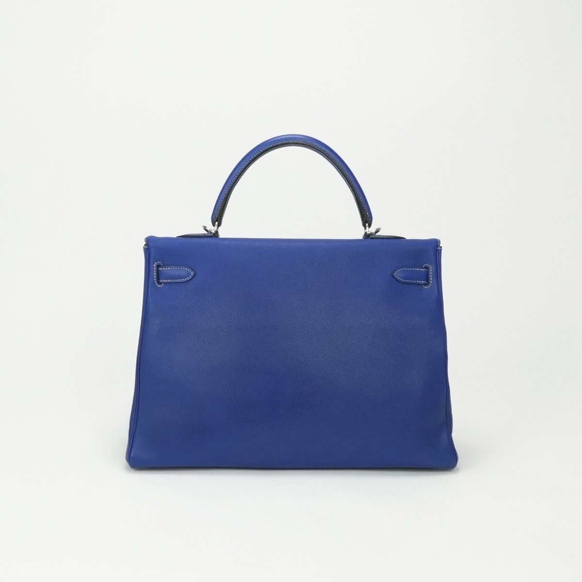 Hermes Kelly 35 Candy Tote Shoulder Bag Epsom Blue Electric Blueelectric Izmir — view 3