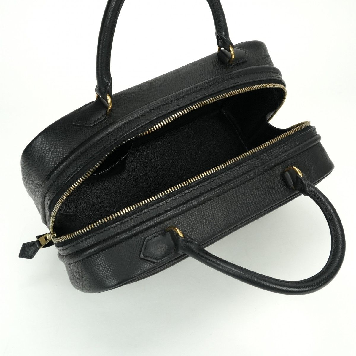 Hermes Sac Anvi 26 Tote Epsom Noir Black Gold Veau Handbag — view 6