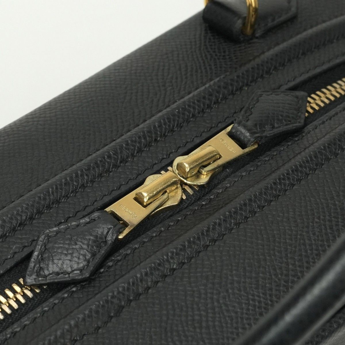 Hermes Sac Anvi 26 Tote Epsom Noir Black Gold Veau Handbag — view 8