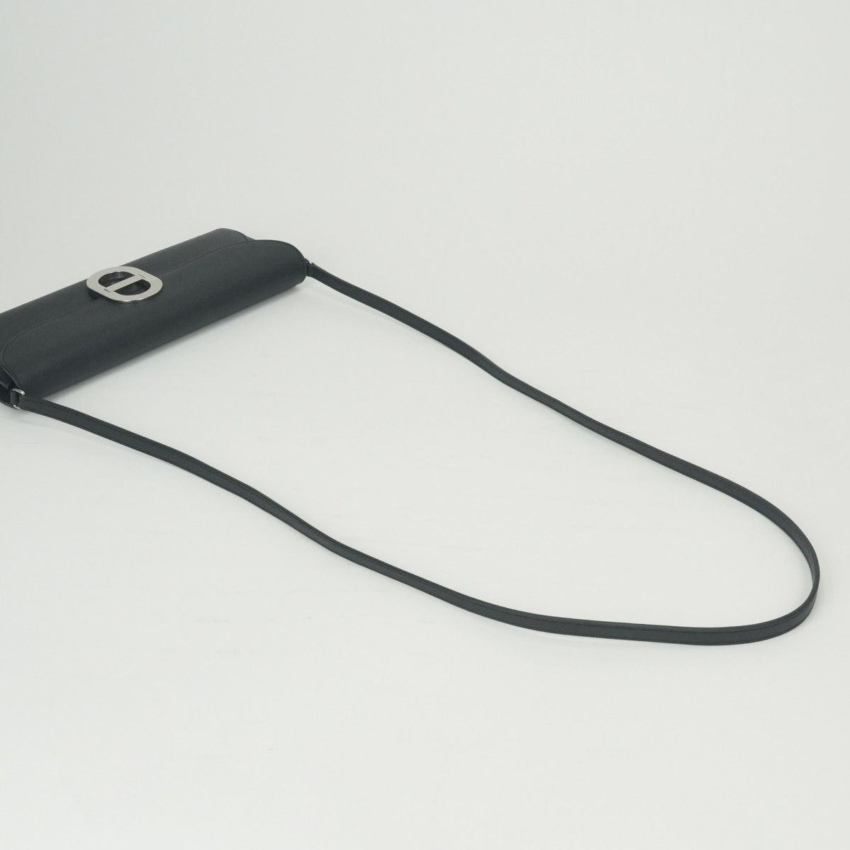 Hermes Chaine D'ancre Tougo Wallet Epsom Noir Black Silver Veau — view 5