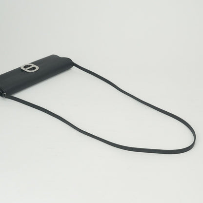 Hermes Chaine D'ancre Tougo Wallet Epsom Noir Black Silver Veau — view 5