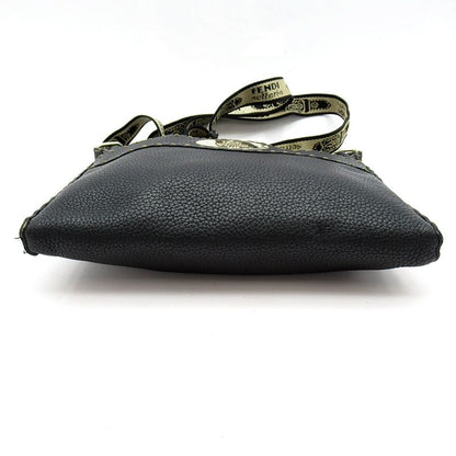Fendi Selleria Shoulder Bag Leather Black — view 6