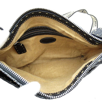 Fendi Selleria Shoulder Bag Leather Black — view 7