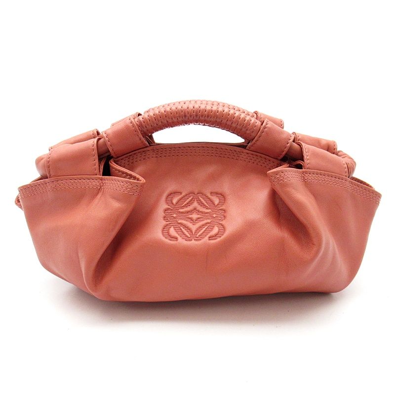 Loewe Nappa Aire Mini 2-Way Handbag 309.12.102 Leather Salmon Pink
