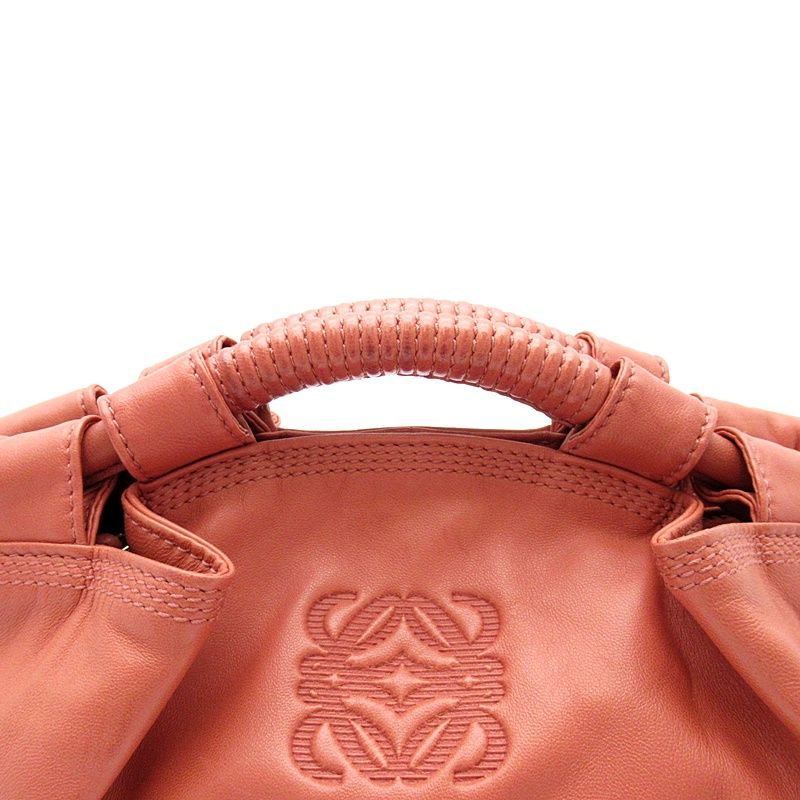 Loewe Nappa Aire Mini 2-Way Handbag 309.12.102 Leather Salmon Pink — view 2