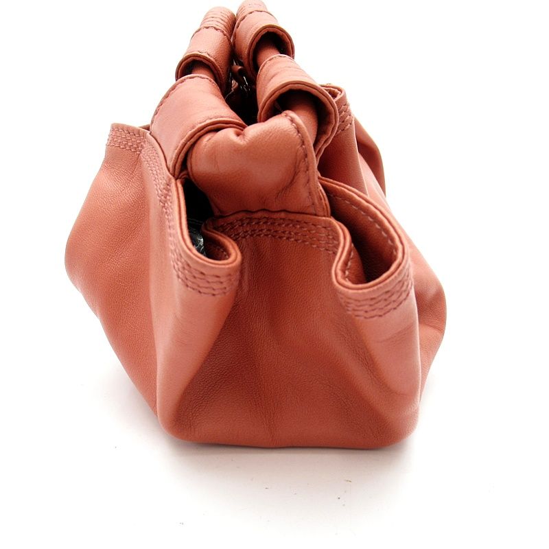 Loewe Nappa Aire Mini 2-Way Handbag 309.12.102 Leather Salmon Pink — view 3