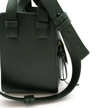Loewe Hammock Compact Soft Gray Calfskin Shoulder Bag Vintage — view 2