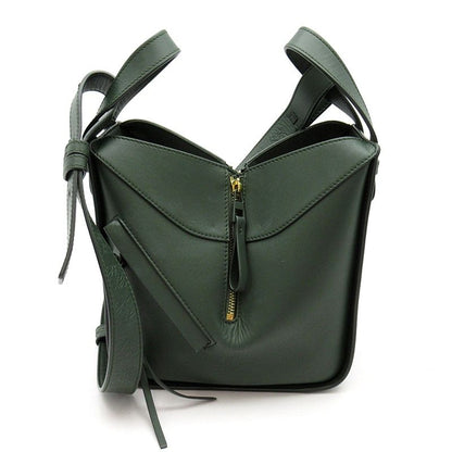 Loewe Hammock Compact Soft Gray Calfskin Shoulder Bag Vintage — view 3