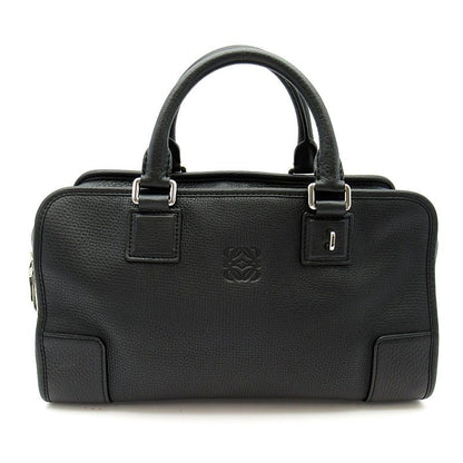Loewe Amazona 28 Calf Handbag Black