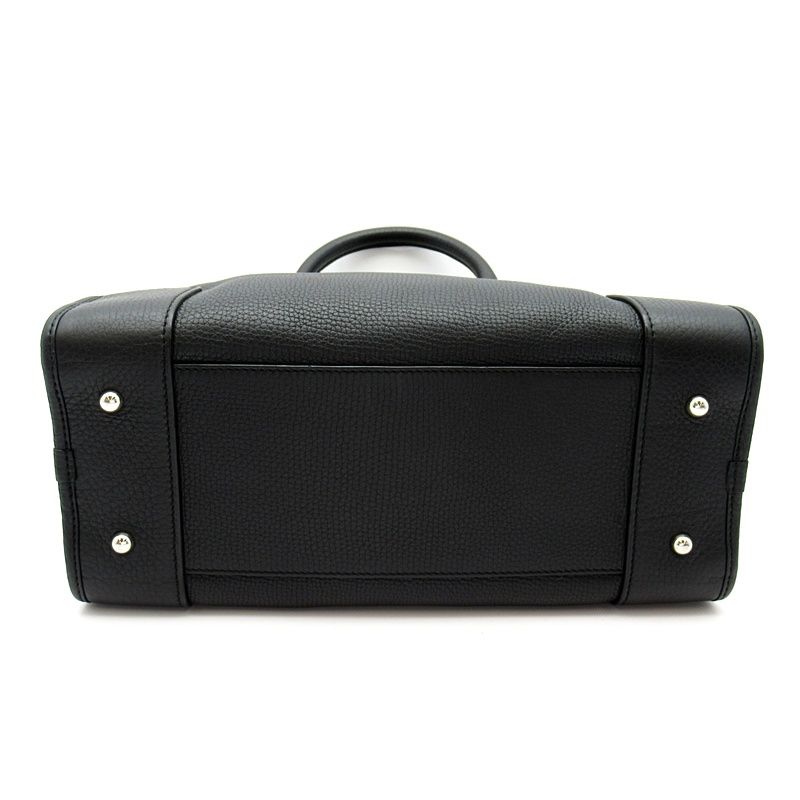 Loewe Amazona 28 Calf Handbag Black — view 6