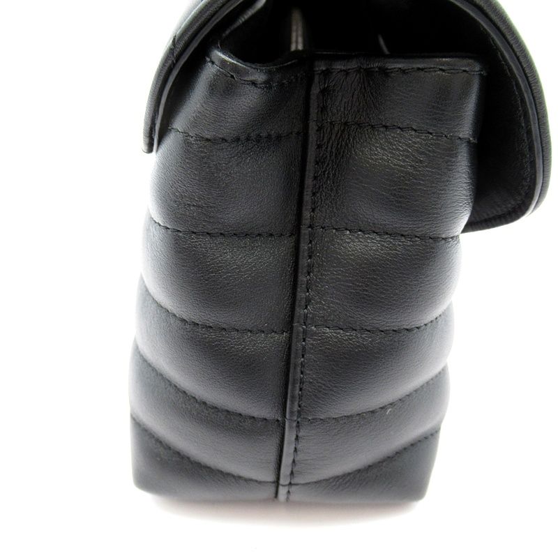 Louis Vuitton Holdomi Leather Handbag Noir — view 5