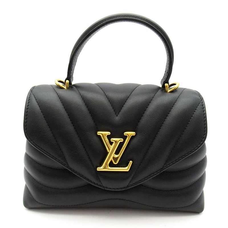Louis Vuitton Holdomi Leather Handbag Noir