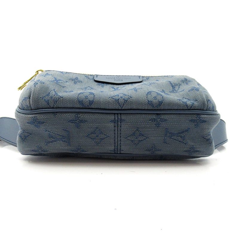 Louis Vuitton Bam Outdoor Monogram Denim Belt Bag Blue — view 6