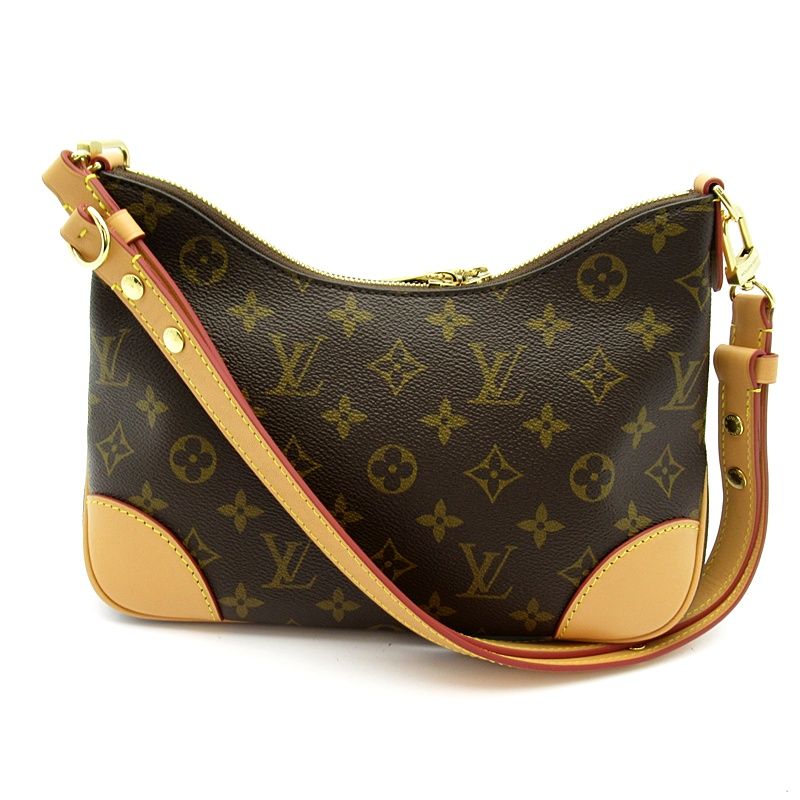 Louis Vuitton Boulogne PM Monogram Shoulder Bag Natural