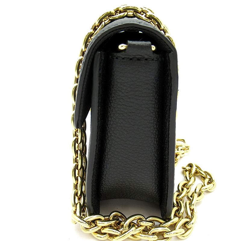 Louis Vuitton Wallet on Chain Metis Empreinte Shoulder Bag Noir — view 3